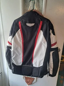 Cortech VRX Air 2.0 Motorcycle Jacket Men’s XL With Liner And Pads Red White - Picture 1 of 7
