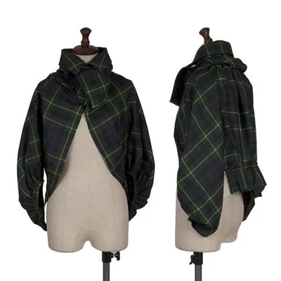 Chaqueta COMME des GARCONS Tartán Cuadros Diseño Reunido Talla S (K-152950) Foto 1 de 4