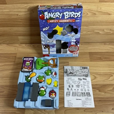 RARE! Angry Birds Happy Holidays Game Mattel 2012 Target MISSING 1 CUBE, 99% - Image 1 of 4
