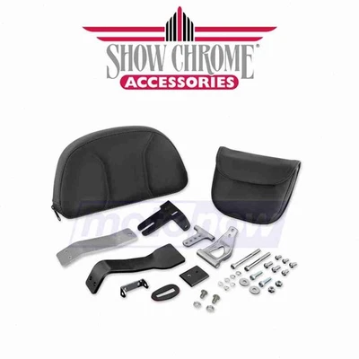 Show Chrome Smart Mount Quick Detach Backrest Kit for 2014-2019 Can-Am km Foto 1 de 4