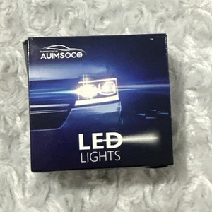 H11 LED Headlight Super Bright Bulbs 8000K White High/Low Beam Auimsoco 2 pack - Picture 1 of 3