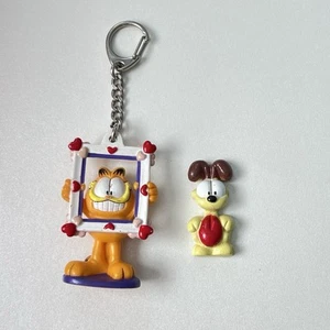PAWS SMILING GARFIELD PORTRAIT PORTACHIAVI & ODIE magnete frigorifero vintage - Foto 1 di 6