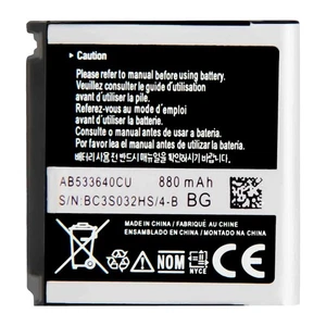 Pour batterie de remplacement Samsung AB533640CU 880 mAh Helio Mysto SPH-A523 SGH-S366 - Photo 1 sur 3