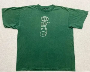 Vintage 90s U2 Popmart Tour 1997 Single Stitch Band T-Shirt Concert Men’s XL - Picture 1 of 9