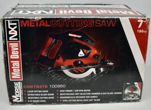 Morse Metal Devil 7" TCT Metal Cutting Circular Saw 120v 9amp w/ Case - Picture 1 of 5