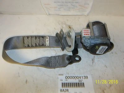 07 08 DODGE CALIBER RIGHT FRONT SEAT BELT RETRACTOR GRAY OEM - Image 1 of 4