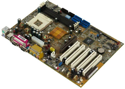 Shuttle AK75 Socket 462 Motherboard 5x PCI Sdram AGP 2x Ide / Ata Cnr - Image 1 of 2