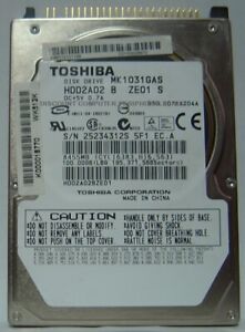 New MK1031GAS Toshiba HDD2A02 100GB 2.5" 9.5mm IDE 44pin Hard Drive Free US Ship