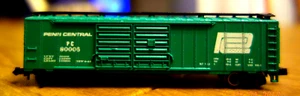 Trix N Scale - Penn Central Green Boxcar PC 80006 - Picture 1 of 5