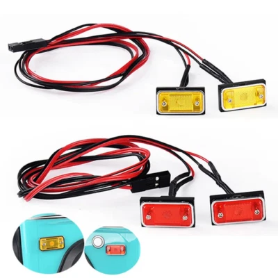 2x RC LED Seitenmarkierung Seitenlichter Positionsleuchte RC Auto Schiffe Drohne - Bild 1 von 3