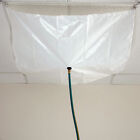 Sigman 10' x 10' Drain Tarp Roof Ceiling Leak Diverter Tarp - White Poly - New