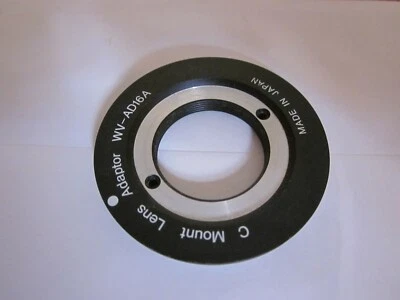 Adaptador Adaptador Lente Bolex Formato 16mm Panasonic Cámara WV-AD16A C mt Foto 1 de 3