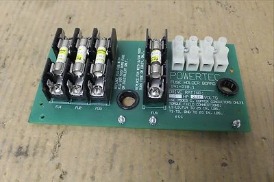 POWERTEC FUSE HOLDER CIRCUIT BOARD CARD 141-018.1 141-018-1 1410181 - Image 1 of 2