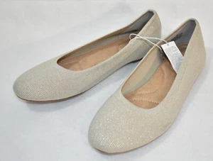 Old Navy Shoes Loafers Flat Gold Size 10 Women's - Picture 1 of 8