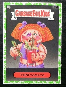 2021 Topps Garbage Pail Kids Food Fight Booger Green 65b Toni Tomato - Imagen 1 de 2