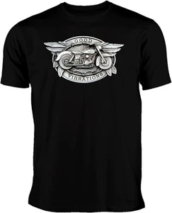 Camiseta Biker - Good Vibration - Camiseta Motocicleta - Imagen 1 de 6