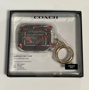 COACH Airpods Pro Case with Clear Wrapped Candy Case Gift Box - Picture 1 of 2