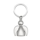Cutefly Angel Keychain Silver Guardian Charm for Car Key Lucky Pendant Key Chain