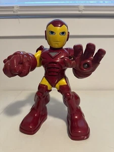 Hasbro Marvel Iron Man Action Figure Super Hero Squad Talking Light Up 10" - Picture 1 of 6