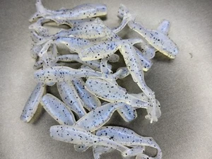(16) - 2" Mighty Minnow "Monkey Milk" GRUBS CEBO PLANTILLAS CRAPPIE PANFISH  - Imagen 1 de 2