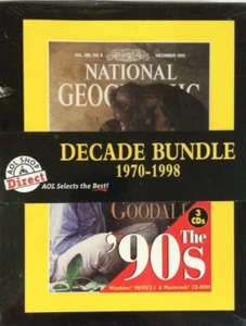 National Geographic Decade Bundle 1970 1998 Windows & Mac OS Interactive Set - Picture 1 of 1