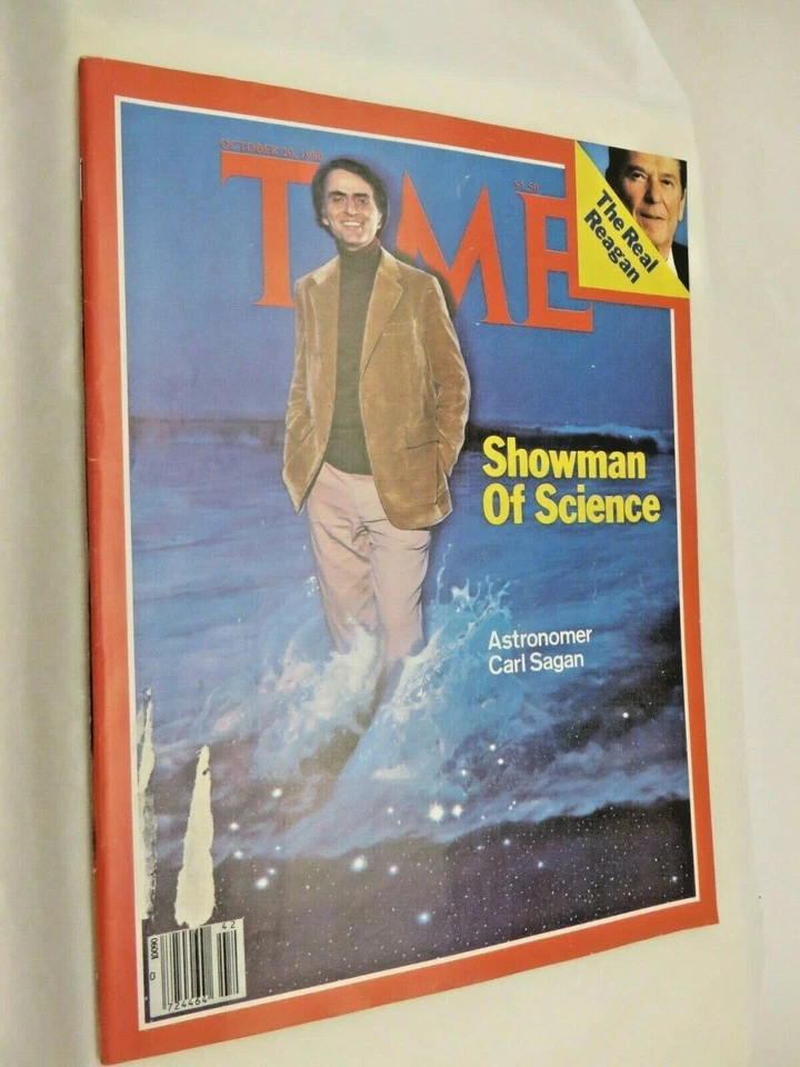 Carl Sagan Time Magazine October 20 1980 Astronomer Cosmic Explainer vtg - Image 1 of 4