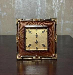 Jay Strongwater Square Enamel /Rhinestones Photo Frame - Picture 1 of 3