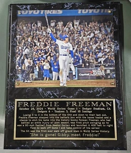 Freddie Freeman 2024 World Champion - World Series Champions - Picture 1 of 3