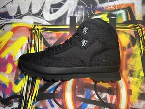 Timberland Euro Hiker TB0A15RX Men's Black Hiking Boot Size US 13 HS1472 Bin 8 - Picture 1 of 5