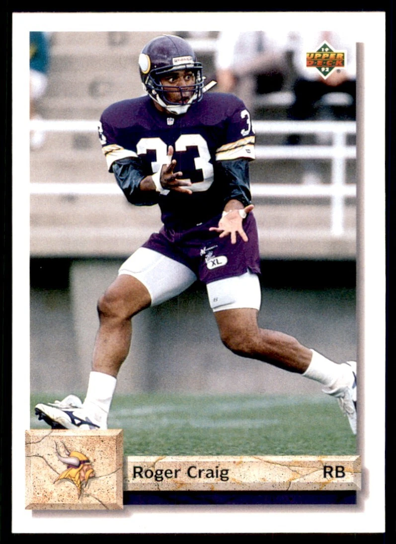 1992 Upper Deck Roger Craig Minnesota Vikings #500