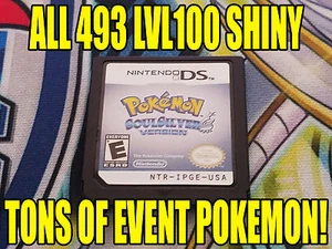 POKEMON SOULSILVER AUTHENTIC All 493 SHINY GAME EVENT POKEMON! - Picture 1 of 12