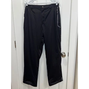 Pantalones de mujer Sun Mountain Rain Wear cintura elástica cremallera pierna negros XL - Imagen 1 de 6