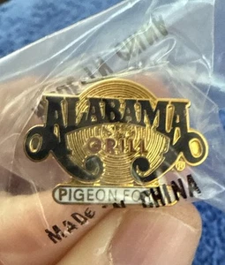 Rare VTG NOS Alabama Band Grill Pigeon Forge Gold Tone Lapel HAT PIN 31 - Picture 1 of 1