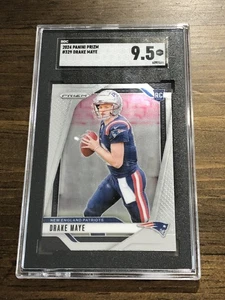2024 Panini Prizm Drake Maye Rookie #329 SGC 9.5 New England Patriots QB - Bild 1 von 3