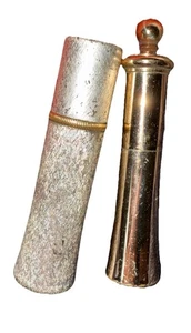 Lotto vintage 2 custodie e tubi rossetti oro Coty, Brick top, Hazel Bishop - Foto 1 di 5