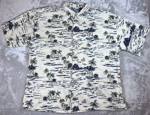 BIG DOGS Hemd Herren 3XL Hawaii Baumwolle Kurzarm Knopfleiste Strand Urlaub - Bild 1 von 8