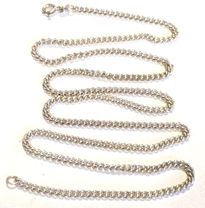 Vintage 23.5 inch solid sterling silver chain 12.3 gms - Picture 1 of 5