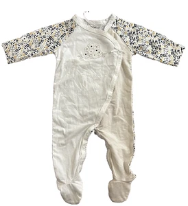 Baby Girls Bebe by Minihaha White Ink Gold Playsuit Size 000 Brand New With Tags - Picture 1 of 3