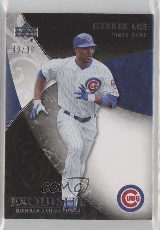 2007 Upper Deck Exquisite Rookie Signatures /99 Derrek Lee #31 - Image 1 of 2