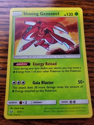 Shining Genesect 9/73 Shining Legends Holo - Image 1 of 3