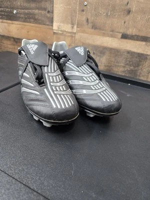 Adidas Absolado Traxion FG 2007 Womens Size 7 Black Silver Soccer Cleats 661359 - Image 1 of 4