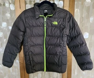 The North Face Andes Jacket Kids Large Black 550 Goose Down Puffer Coat Youth - Picture 1 of 9
