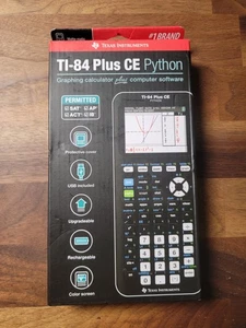 TI-84 Plus CE Python Graphing Calculator Matte Black Color - SEALED - Picture 1 of 2