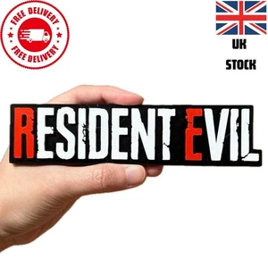 Resident Evil Logo Sign Display – Large 25cm Wall Art Decor 3D Painted - Picture 1 of 2