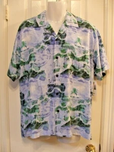 NWT Mens Outdoor Life Fishing Shirt Size Medium Green or Blue NEW - Picture 1 of 4
