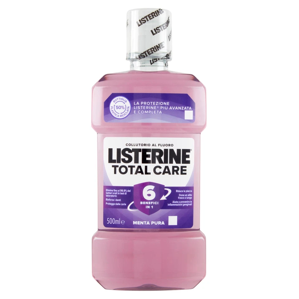 LISTERINE COLLUTORIO TOTAL CARE MENTA PURA 500ML