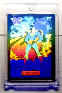 1992 DC Comics Hologram Card SUPERMAN. - Picture 1 of 3