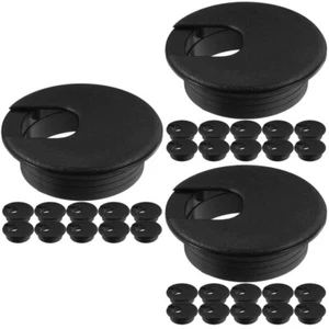 3 Pack Punching and Wiring Box Desk Cable Hole Cover for Desktop - Afbeelding 1 van 12