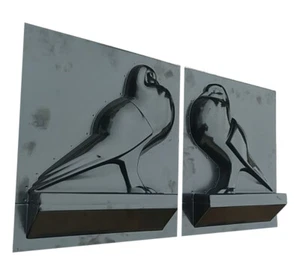 3D Bird Dove Big Large Mold Plastic ABC Making Sculpture Decor For The Yard D52 - Picture 1 of 9