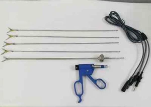 Laparoscopic Bipolar Maryland Fenestrated Forceps Inserts with Handle Cable 5mm - Picture 1 of 14